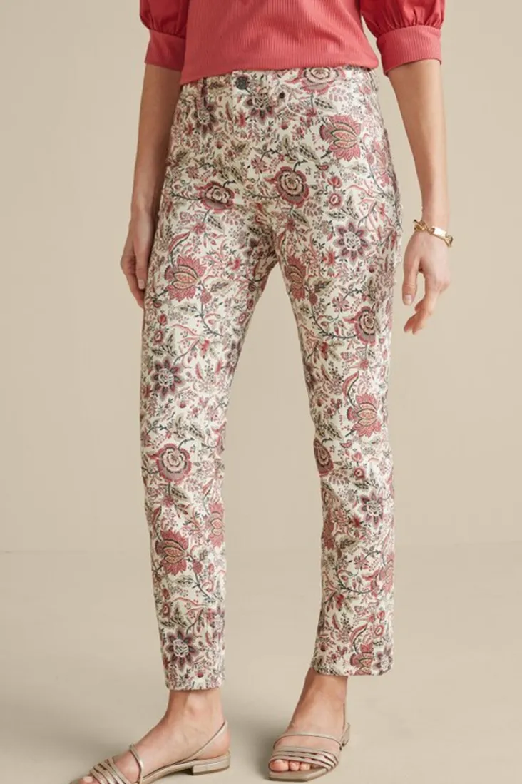 Clearance Soft Surroundings Manisha Straight Leg Jeans DesertJacobean