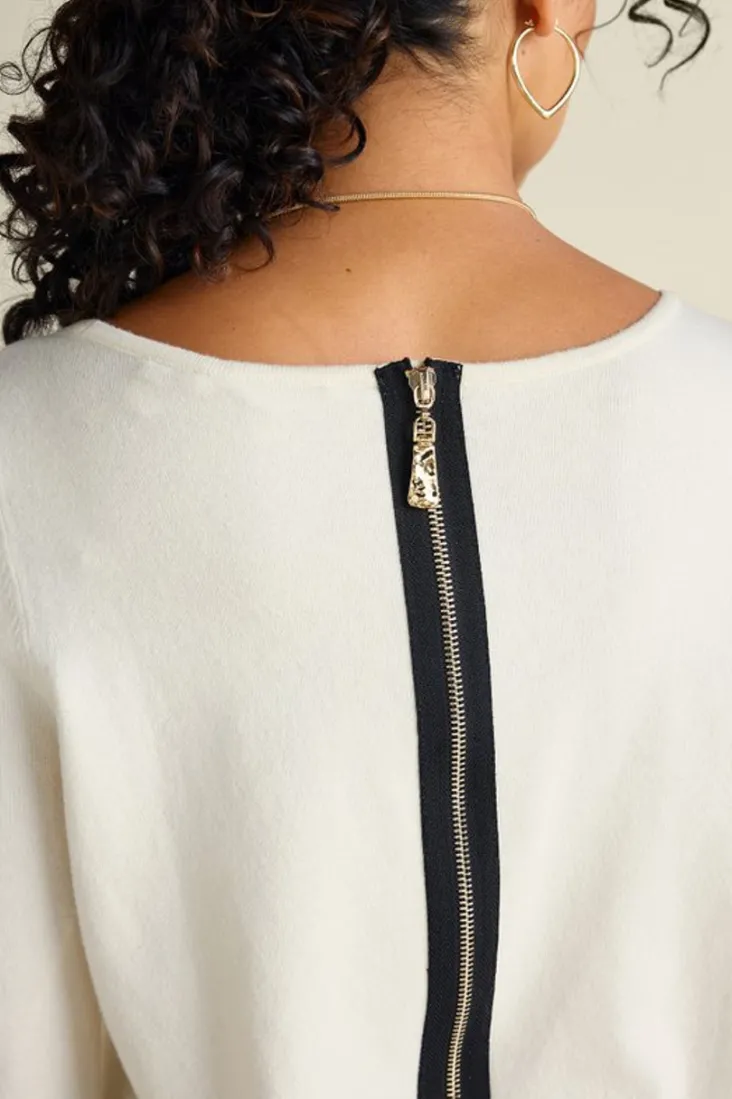 New Soft Surroundings Margulies Tunic Sweater IvoryPearl