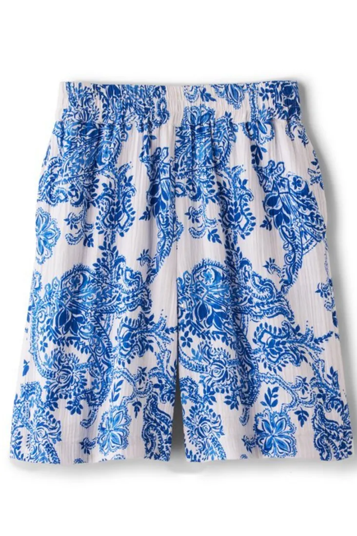 Soft Surroundings Marilla Gauze Shorts