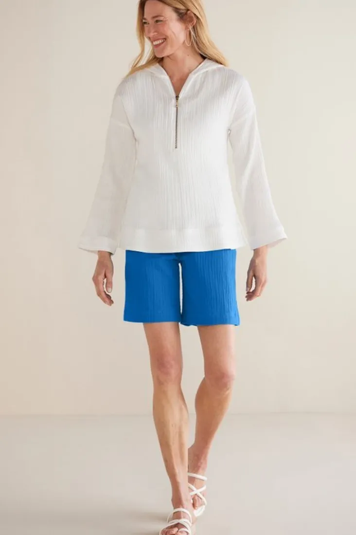 Soft Surroundings Marilla Gauze Shorts