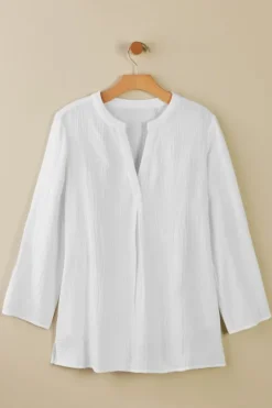 Online Soft Surroundings Marley Gauze Tunic