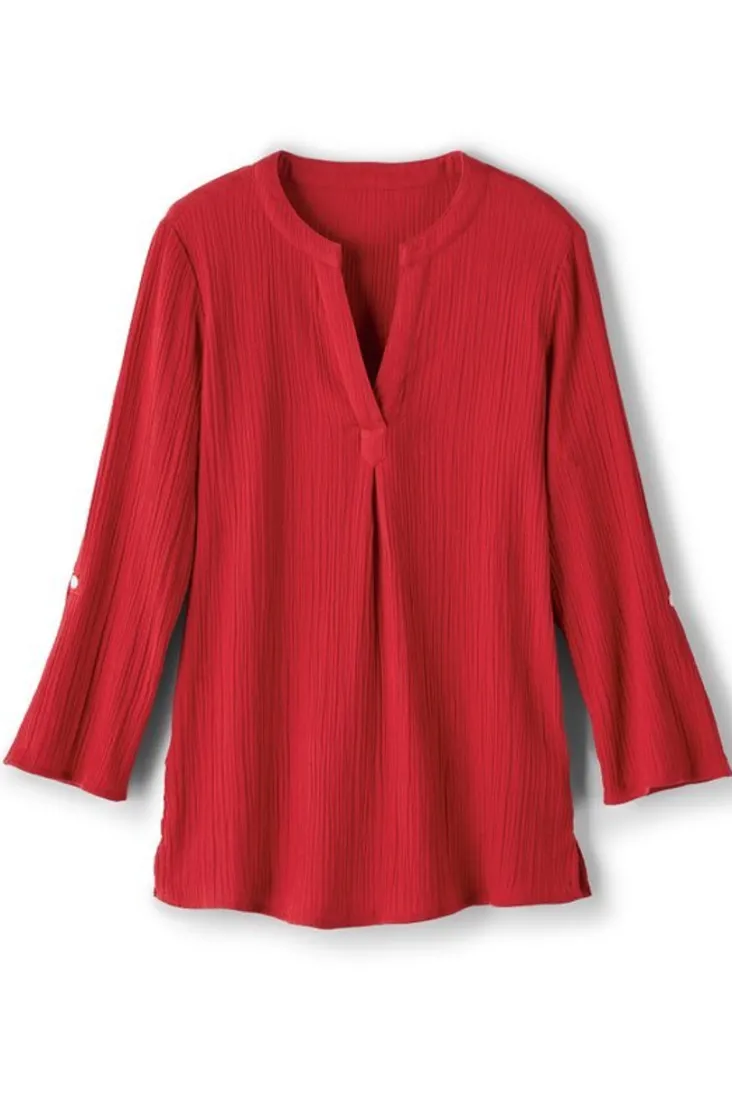 Online Soft Surroundings Marley Gauze Tunic