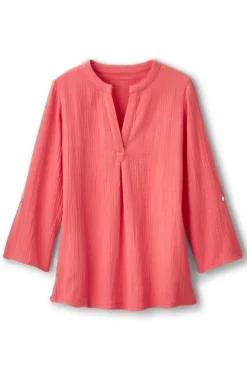 Online Soft Surroundings Marley Gauze Tunic