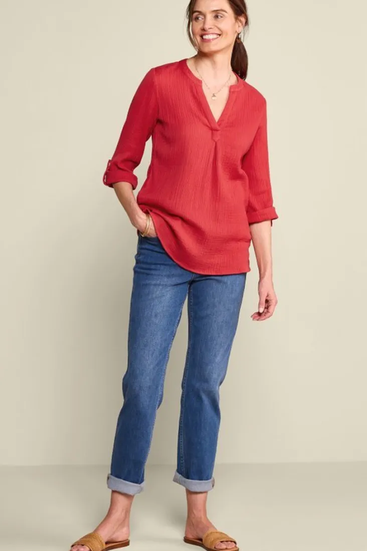 Online Soft Surroundings Marley Gauze Tunic