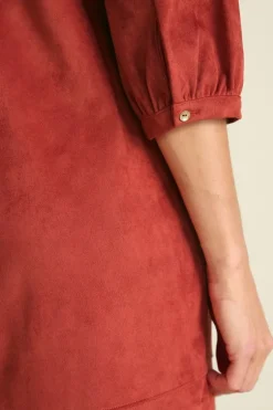 Discount Soft Surroundings Martine Faux Suede Dress BossaNova