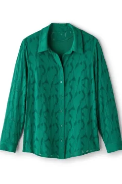 Sale Soft Surroundings Matine Jacquard Tunic & Cami Evergreen