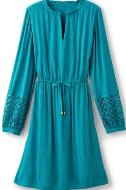 Soft Surroundings Meara Gauze Dress TahitianTide