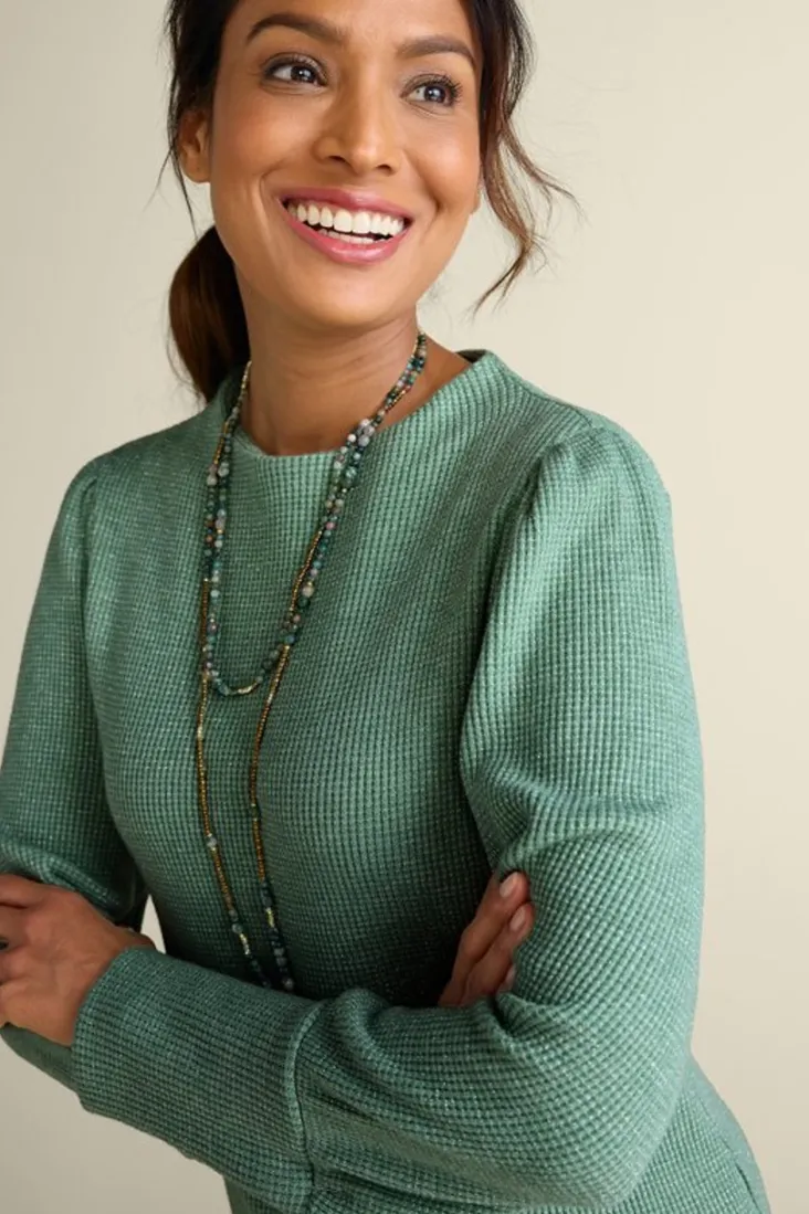 Sale Soft Surroundings Melina Waffle Pullover