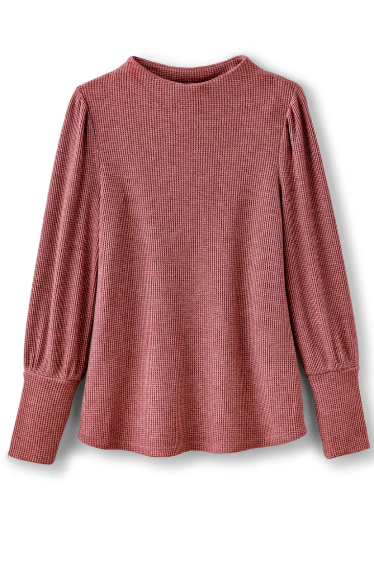 Sale Soft Surroundings Melina Waffle Pullover