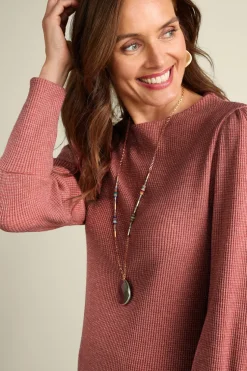 Sale Soft Surroundings Melina Waffle Pullover