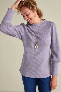 Sale Soft Surroundings Melina Waffle Pullover