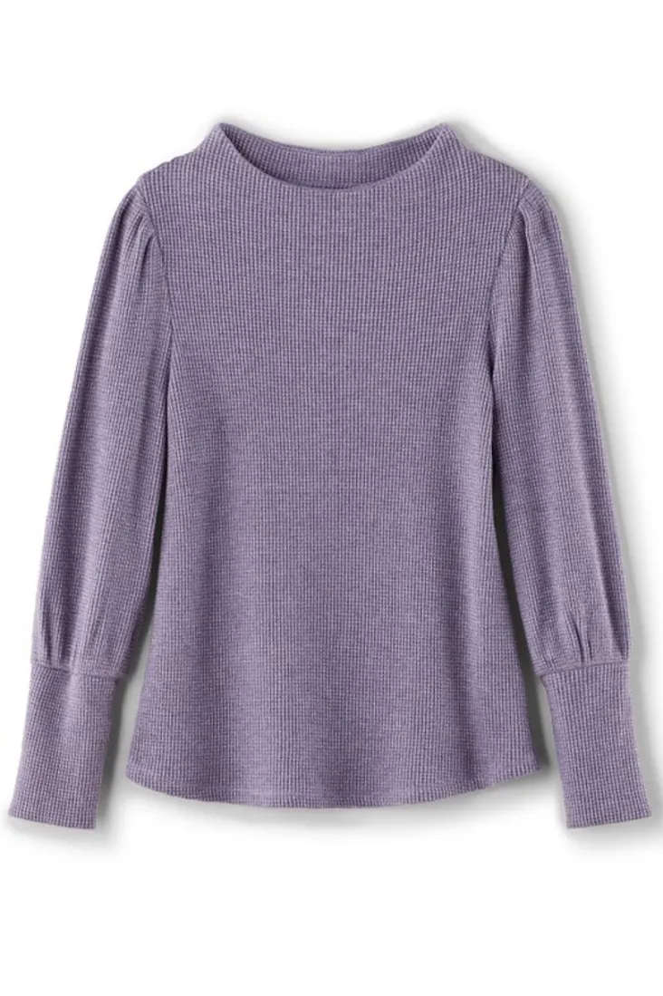 Sale Soft Surroundings Melina Waffle Pullover