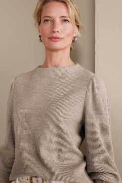 Sale Soft Surroundings Melina Waffle Pullover
