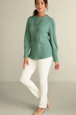 Sale Soft Surroundings Melina Waffle Pullover