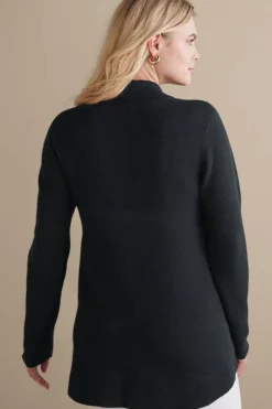New Soft Surroundings Meria Zip Cardi