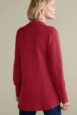 New Soft Surroundings Meria Zip Cardi