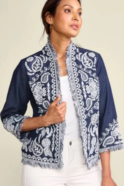 Online Soft Surroundings Mesaria Jacket DenimBlue