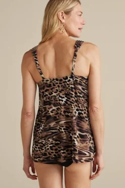 Sale Soft Surroundings Miraclesuit Razzle Dazzle Tankini Top Ocicat