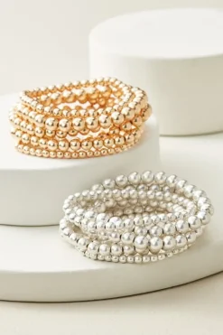 New Soft Surroundings Miranda Beaded Bracelet Set