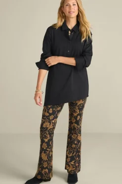 Discount Soft Surroundings Mischa Jacquard Pants FloralScarfJacquard