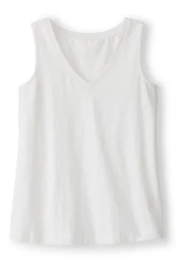 Soft Surroundings Mistral Supima Slub Tank PinkPeacock