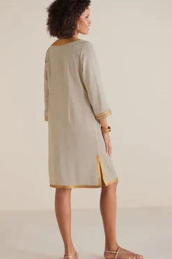 Hot Soft Surroundings Myla Caftan NaturalLinen