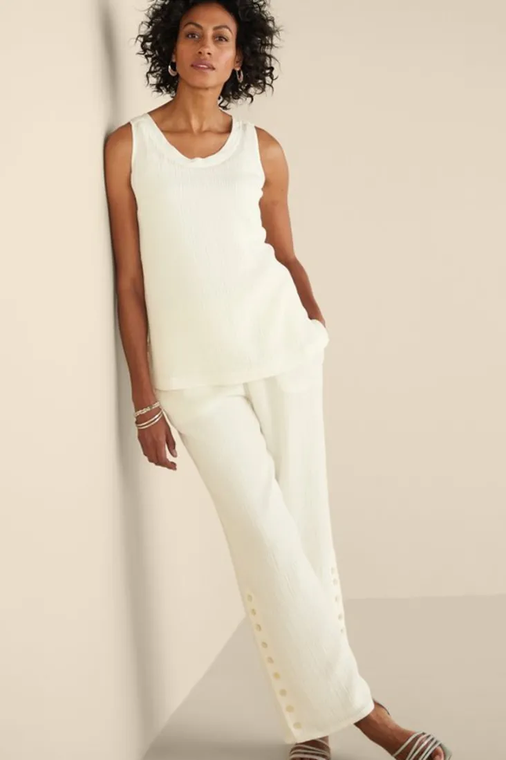 Online Soft Surroundings Oceo Gauze Tank