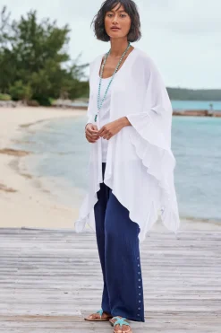 Best Soft Surroundings Oceo Gauze Wide-Leg Pants