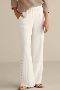 Best Soft Surroundings Oceo Gauze Wide-Leg Pants