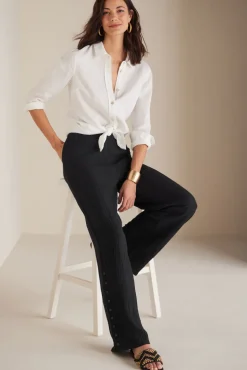 Best Soft Surroundings Oceo Gauze Wide-Leg Pants