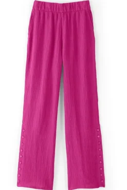 Best Soft Surroundings Oceo Gauze Wide-Leg Pants
