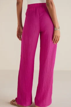 Best Soft Surroundings Oceo Gauze Wide-Leg Pants
