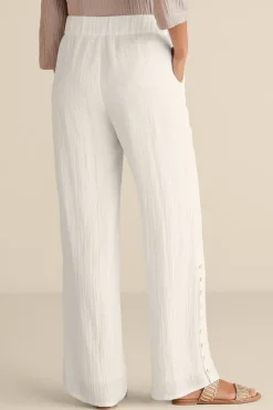 Best Soft Surroundings Oceo Gauze Wide-Leg Pants