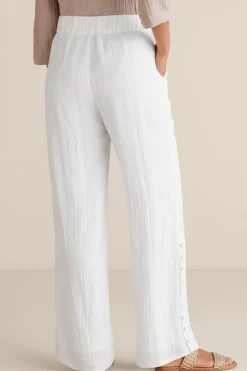 Best Soft Surroundings Oceo Gauze Wide-Leg Pants