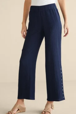 Best Soft Surroundings Oceo Gauze Wide-Leg Pants