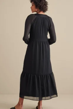 Soft Surroundings Olga Dress Black