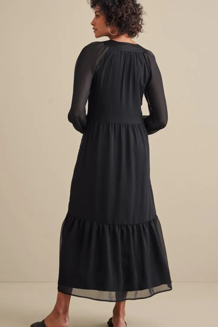 Soft Surroundings Olga Dress Black