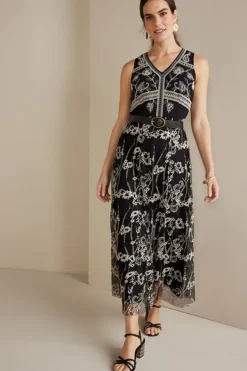 Outlet Soft Surroundings Olivia Maxi Dress Black