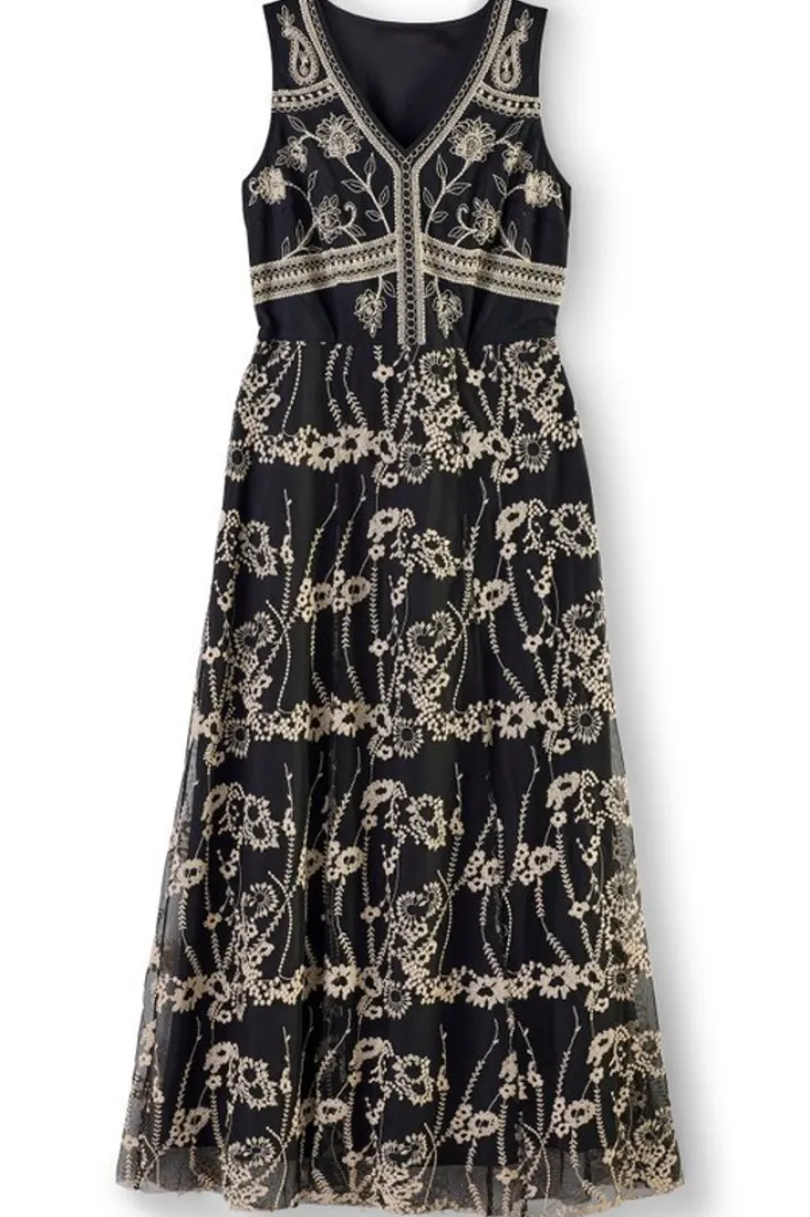 Outlet Soft Surroundings Olivia Maxi Dress Black