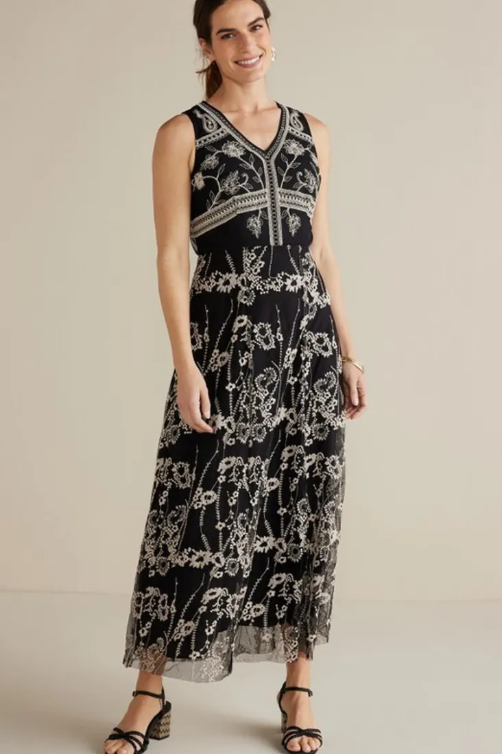 Outlet Soft Surroundings Olivia Maxi Dress Black