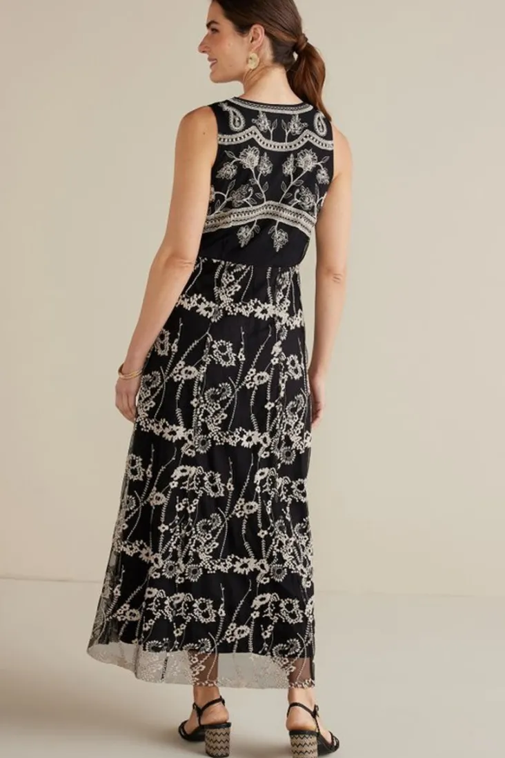 Outlet Soft Surroundings Olivia Maxi Dress Black