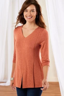 Online Soft Surroundings Ophelia Tunic HeatherGrey