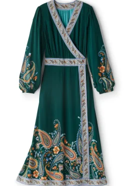 New Soft Surroundings Parry Maxi Dress TuscanScarf