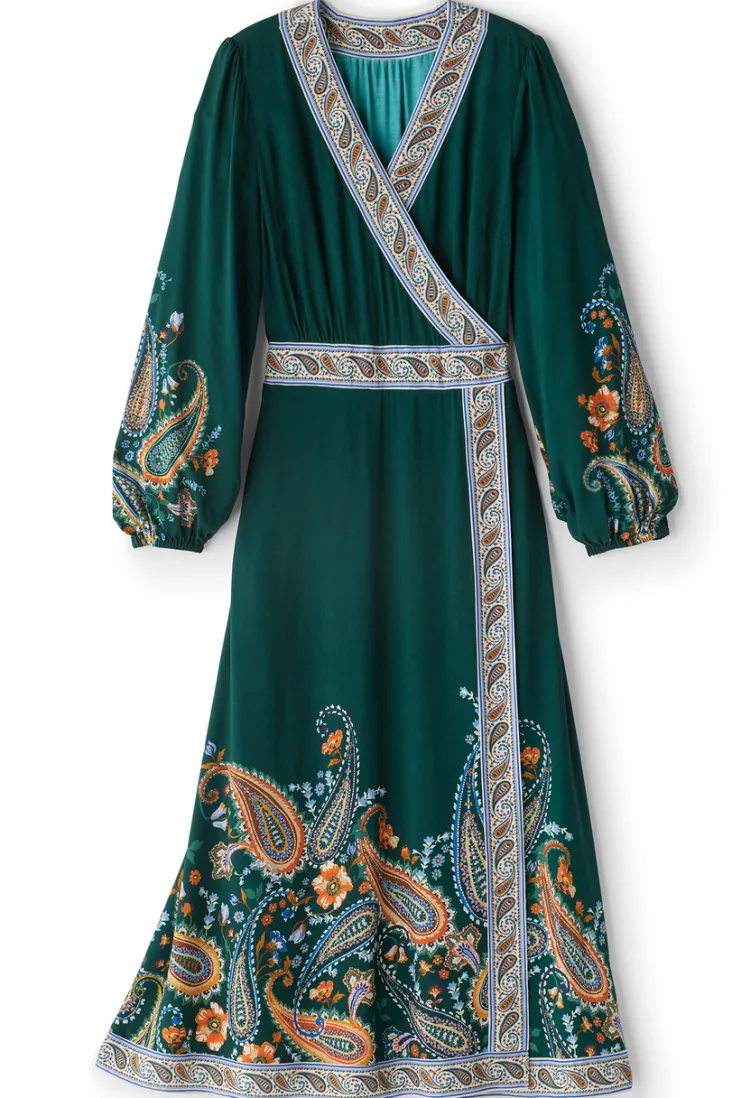 New Soft Surroundings Parry Maxi Dress TuscanScarf