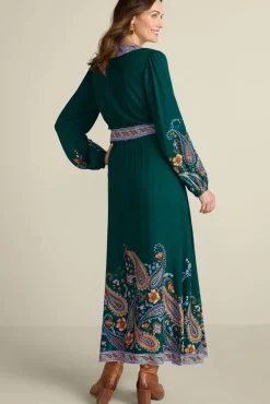 New Soft Surroundings Parry Maxi Dress TuscanScarf