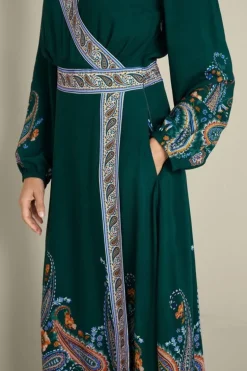 New Soft Surroundings Parry Maxi Dress TuscanScarf