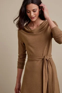 Sale Soft Surroundings Paula Dress CocoaBrown