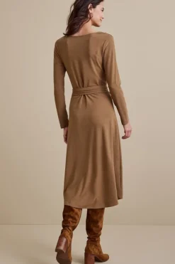 Sale Soft Surroundings Paula Dress CocoaBrown