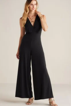 New Soft Surroundings Penelope Jumpsuit Black