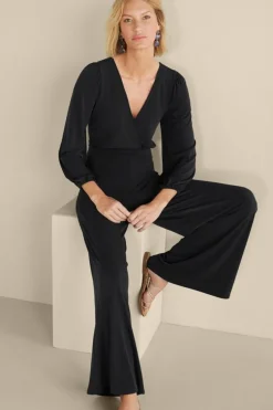 Hot Soft Surroundings Penelope Long Sleeve Jumpsuit